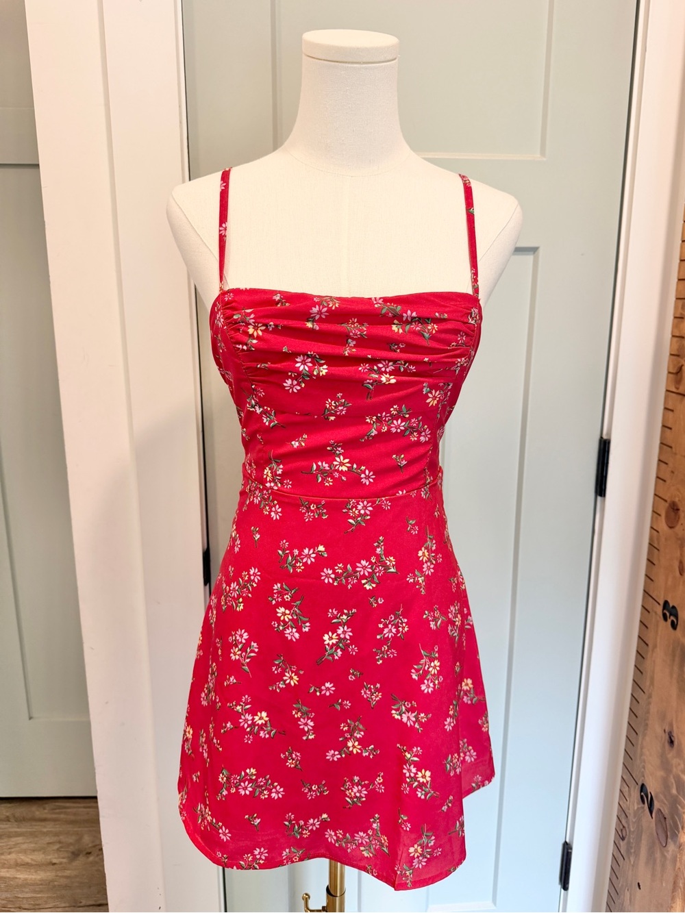 Princess Polly Tomato Girl Mini Dress Floral 2